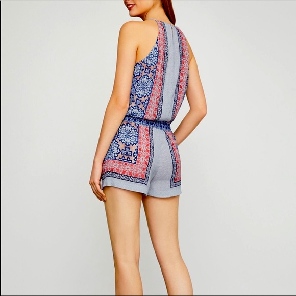 BCBG Junpsuit Romper Tyra Blossoms Print - Picture 3 of 6
